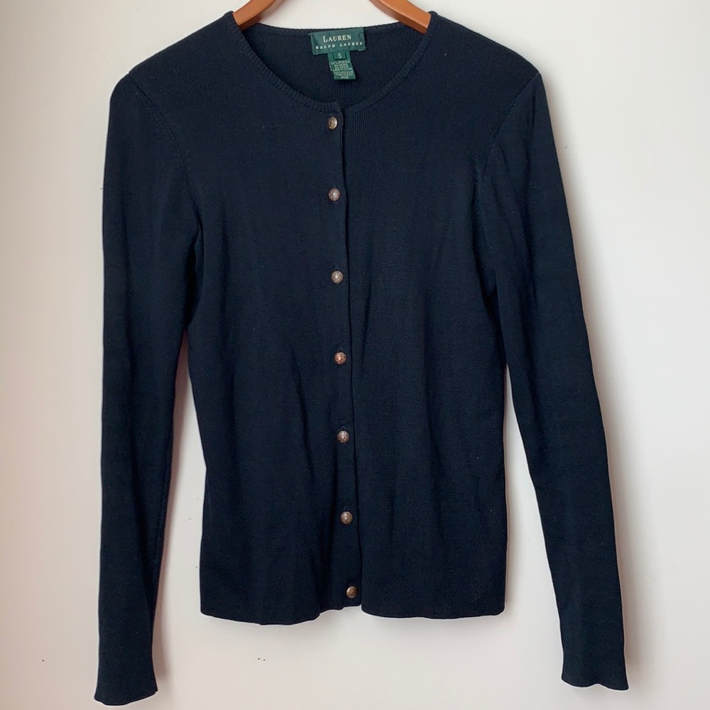 Lauren Ralph Lauren Silk Cardigan